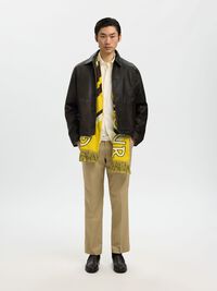 - CUERO DE CORDERO 100 % CHAQUETA DE PIEL, Demitasse, highres