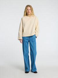 BOXY FIT SWEATSHIRT, Birch, highres