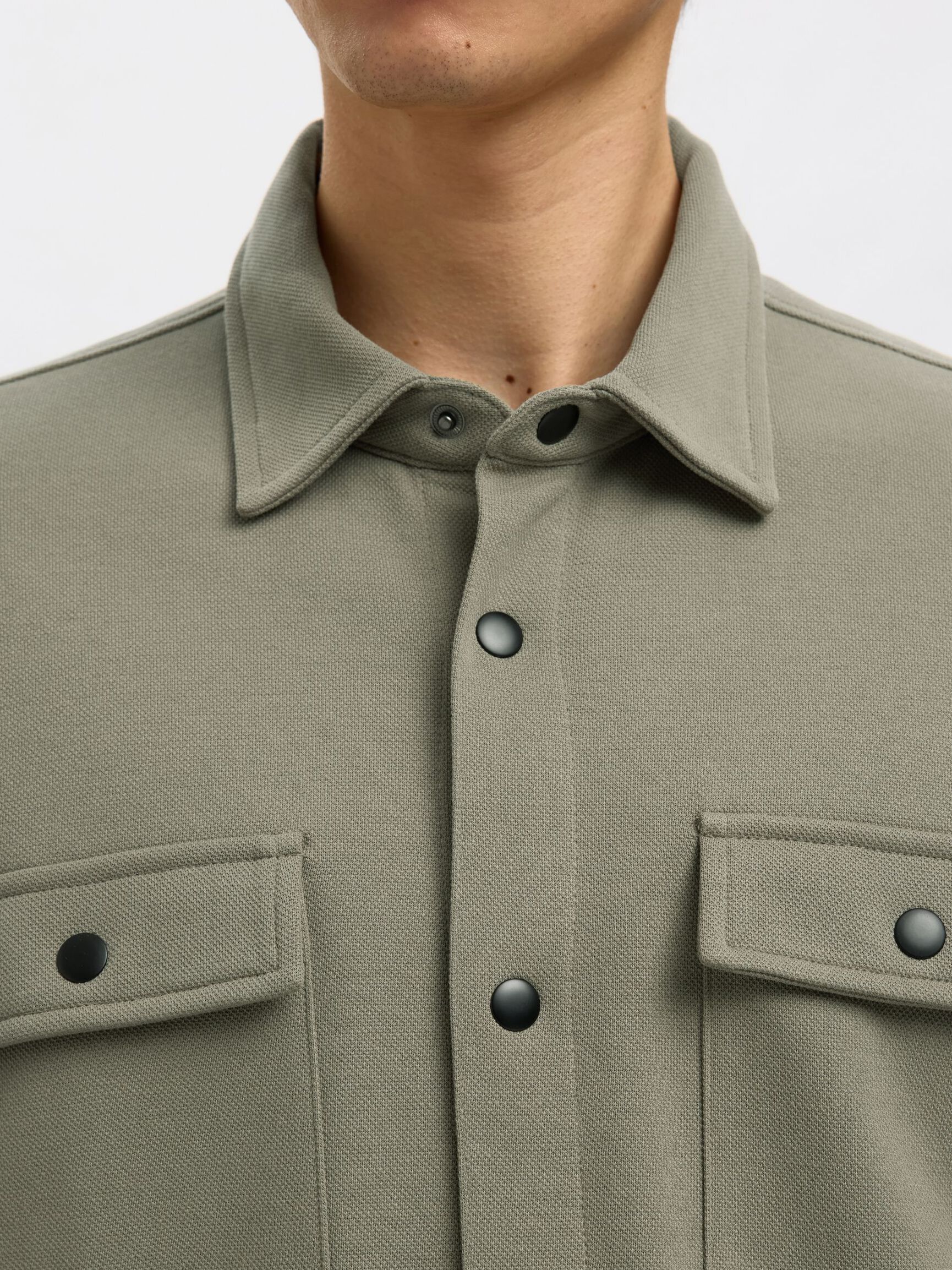 CLASSIC OVERSHIRT, Vetiver, highres