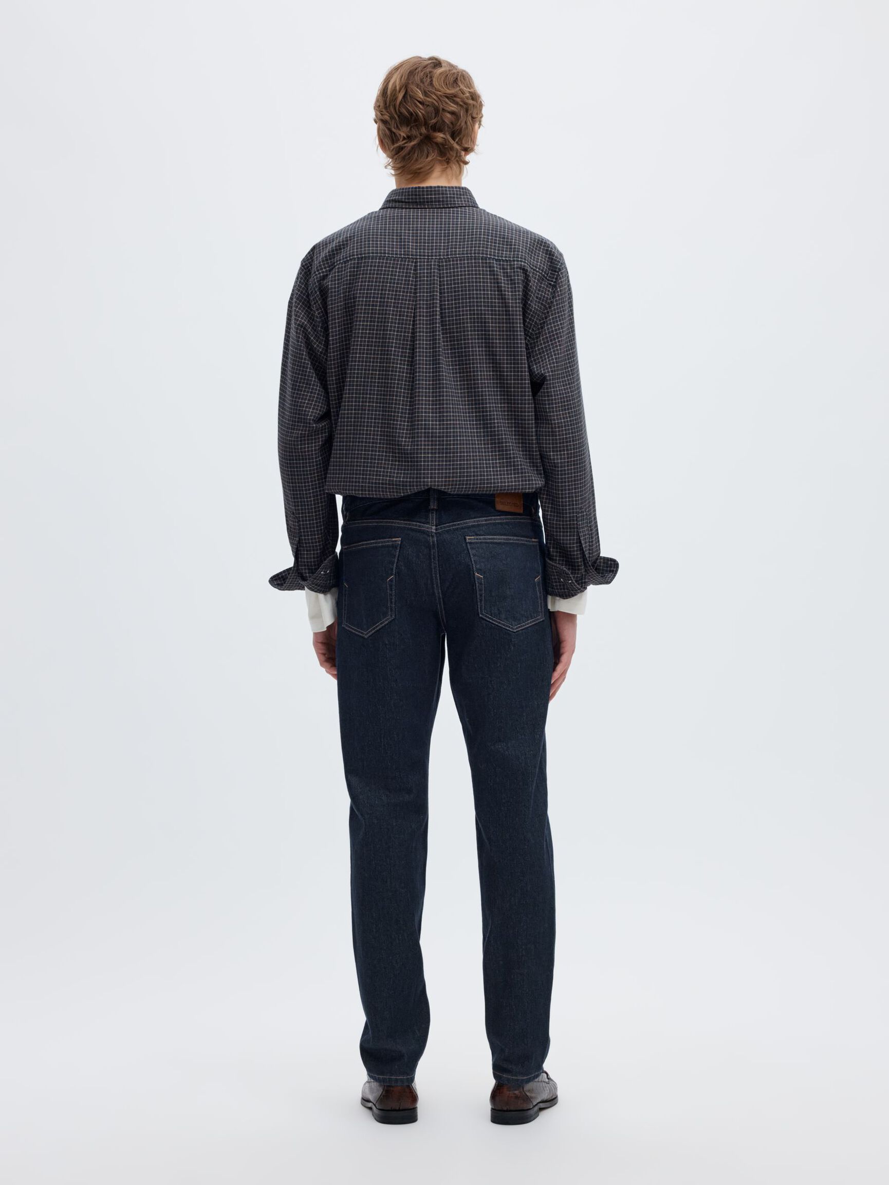 175 SLIM FIT JEANS, Dark Blue Denim, highres