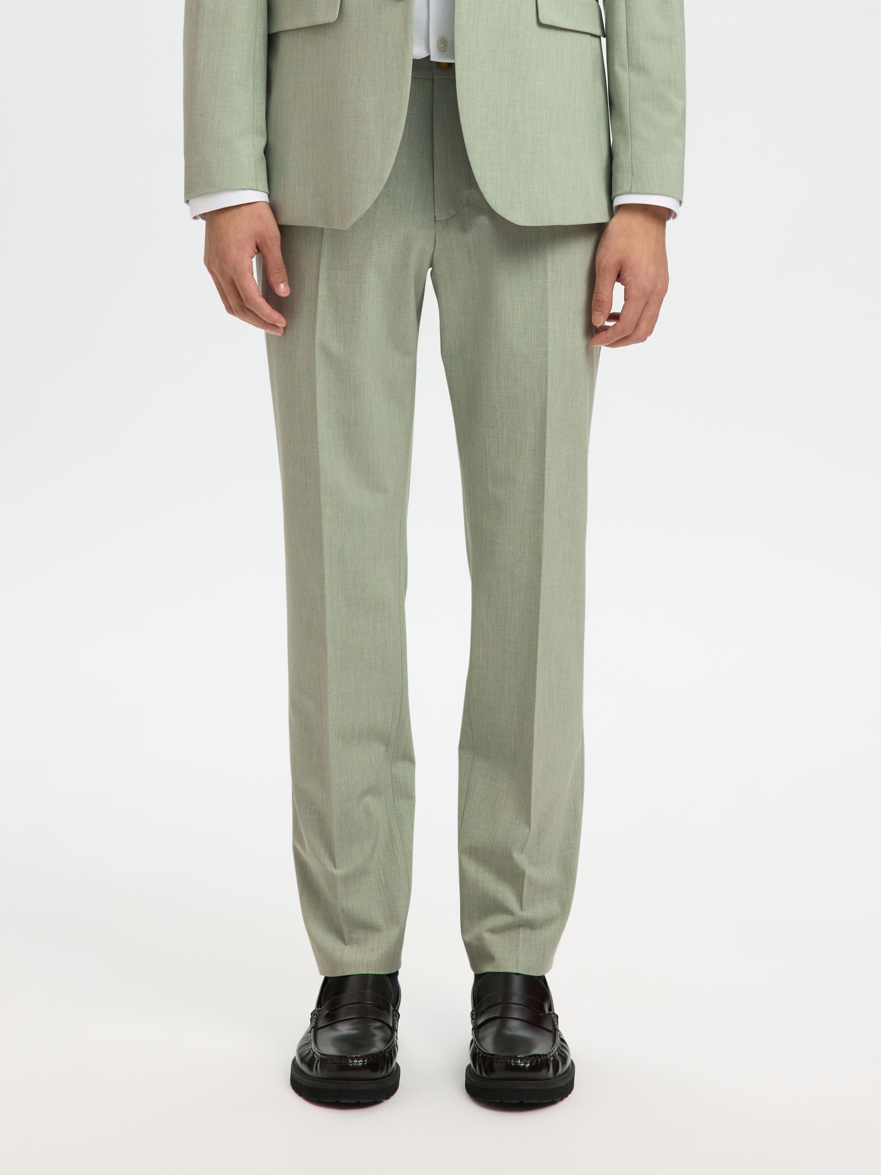 175 SLIM FIT TROUSERS, Aqua Gray, highres