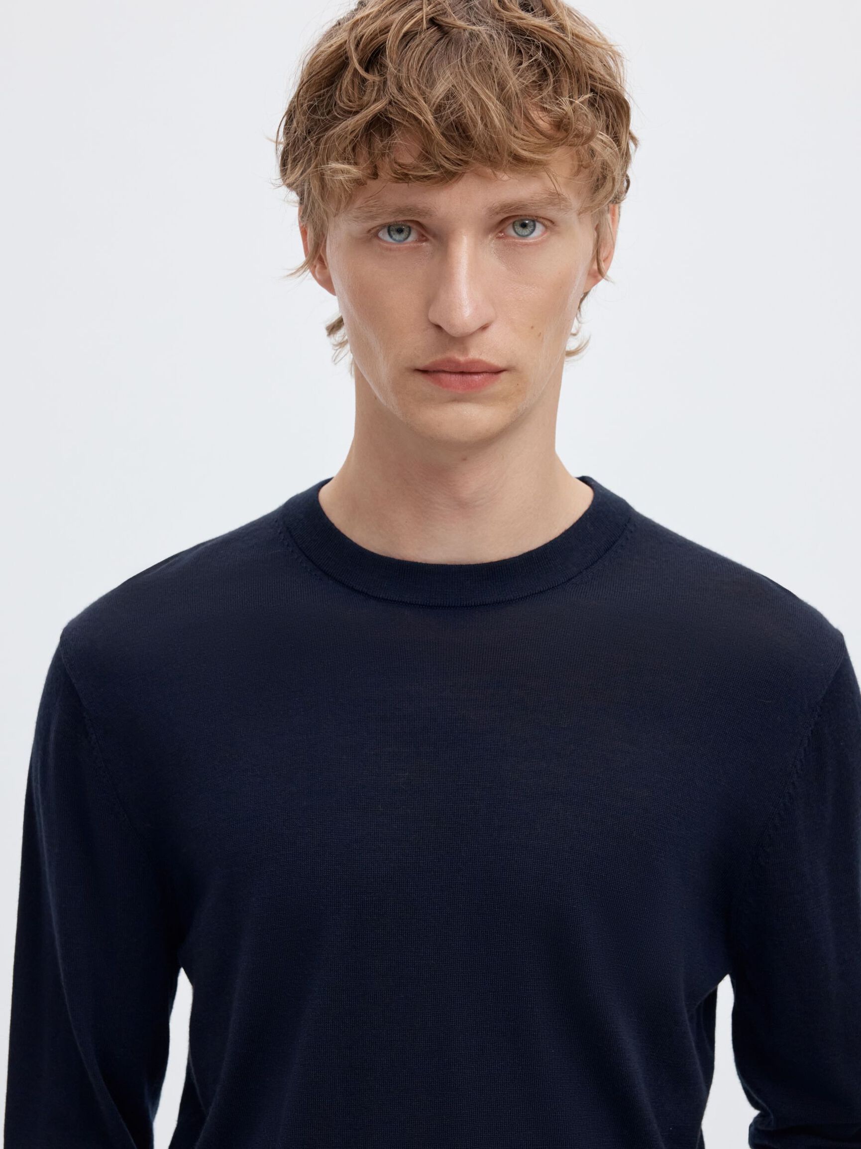 PULLOVER, Navy Blazer, highres