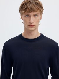 PULLOVER, Navy Blazer, highres