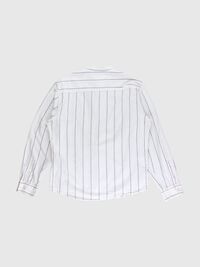 LONG-SLEEVED LINEN BLEND SHIRT, White, highres