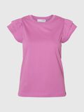Selected KATOEN RUCHES T-SHIRT, First Bloom, highres - 16089829_FirstBloom_001.jpg