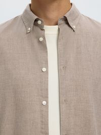 COTTON LONG SLEEVED SHIRT, Cornstalk, highres