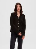 Selected RELAXED FIT WOOL BLEND  CARDIGAN, Black, highres - 16090272_Black_008.jpg