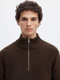 HALV GLIDELÅS PULLOVER, Delicioso, highres