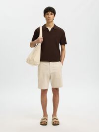 SEERSUCKER SHORTS, Kelp, highres