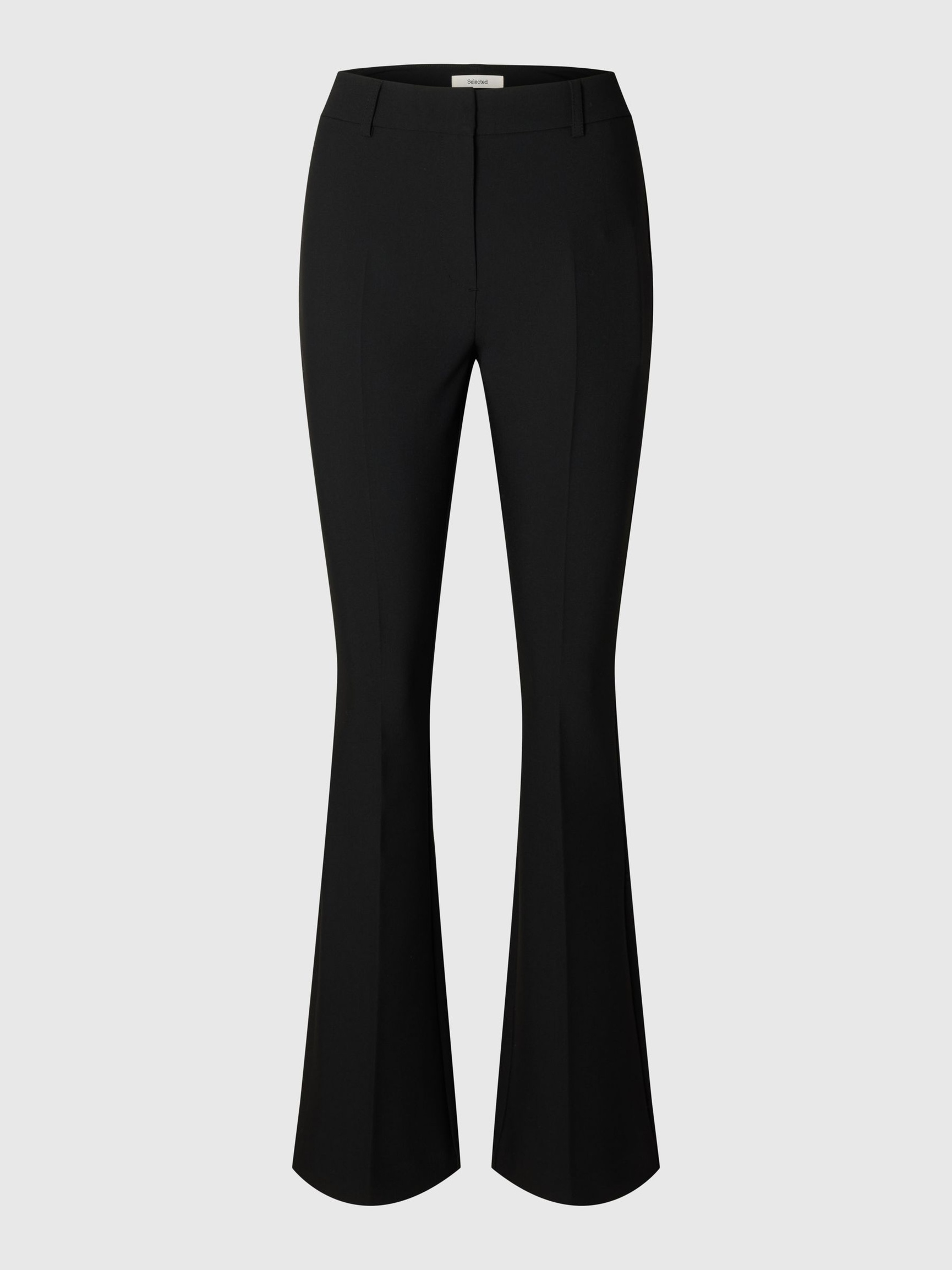 TAILLE MI-HAUTE PANTALON À PATTES D’EPH, Black, highres