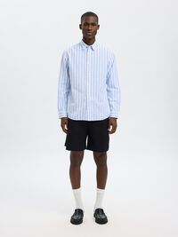 COUPE SLIM CHEMISE, Cashmere Blue, highres