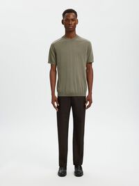 100% MERINO WOOL T-SHIRT, Vetiver, highres