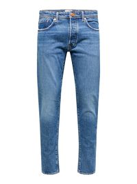 172 SLIM TAPERED FIT JEANS, Medium Blue Denim, highres