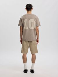 SHORT SLEEVED CREWNECK T-SHIRT, Fungi, highres