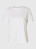 Selected DETAILED 100% BAUMWOLL T-SHIRT, Bright White, highres - 16097834_BrightWhite_001.jpg