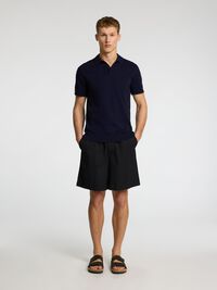 EN MAILLE POLO, Navy Blazer, highres
