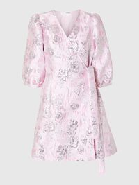 GEBLOEMDE JACQUARD WIKKELJURK, Cradle Pink, highres