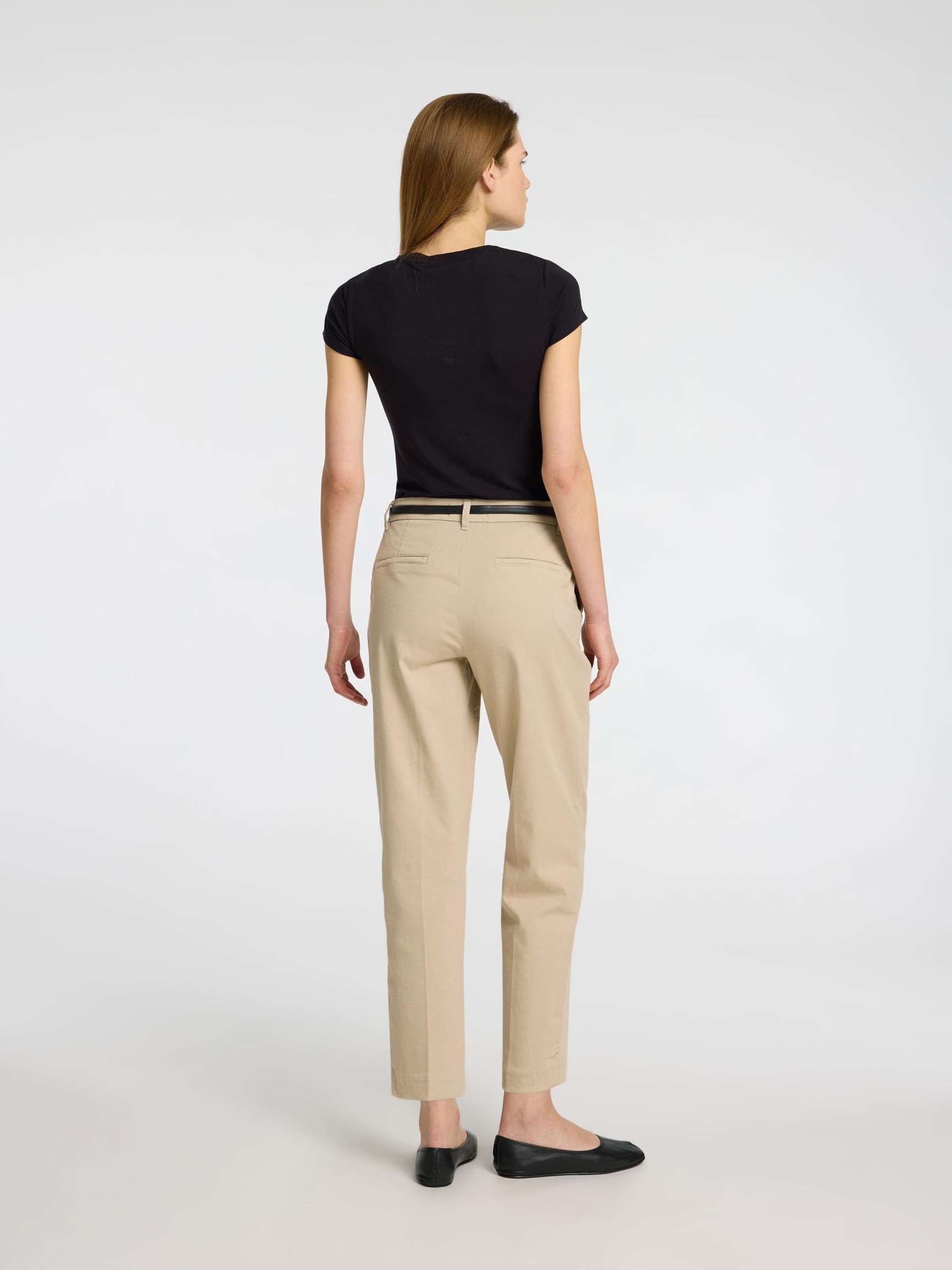 CROPPED TAPERED TROUSERS, Island Fossil, highres