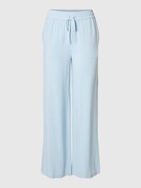 VISCOSE BLEND TROUSERS, Cashmere Blue, highres