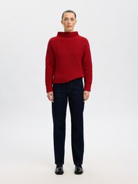 OVERSIZED JUMPER, Equestrian Red, highres