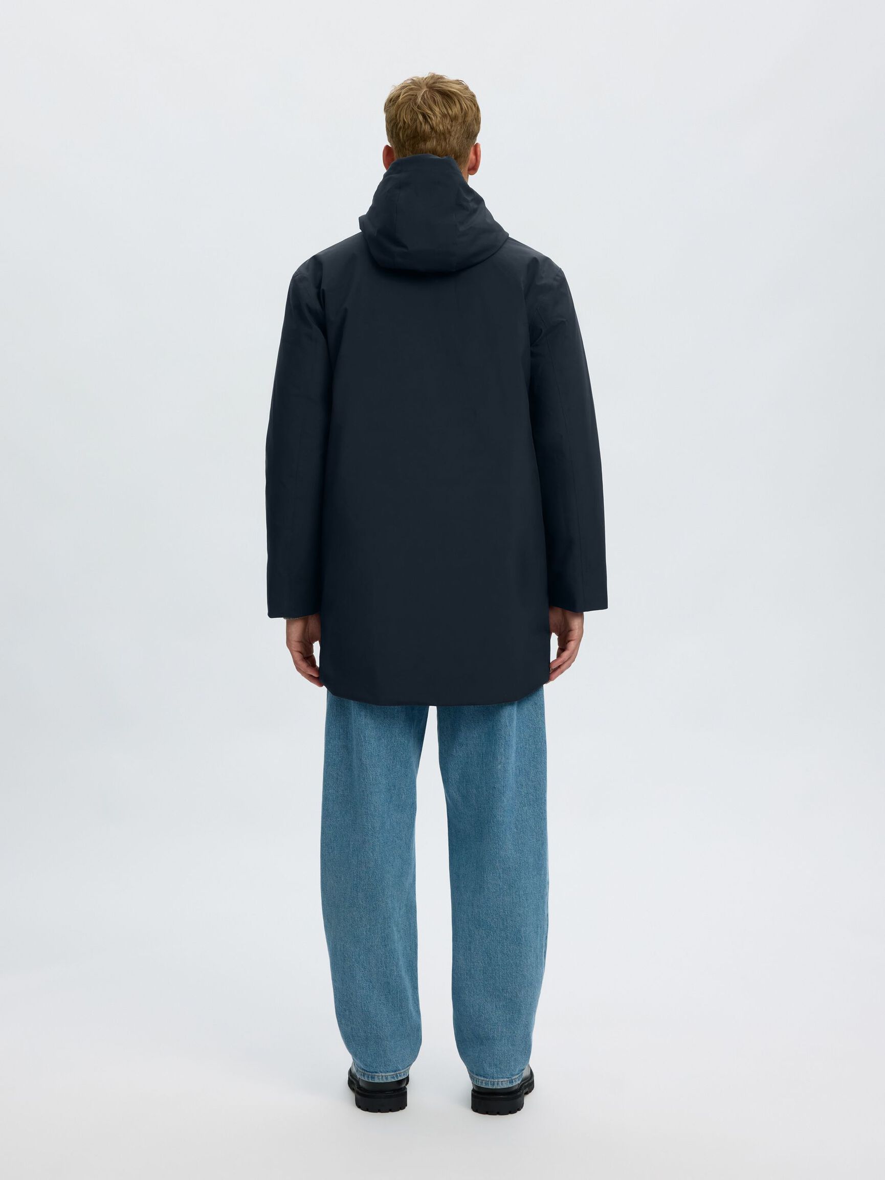 TECHNISCH PARKA, Black, highres
