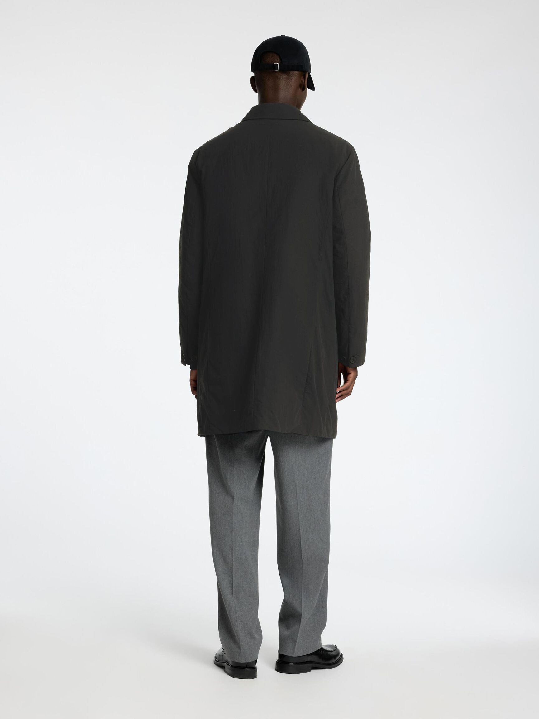 CLASSIC COAT, Black, highres