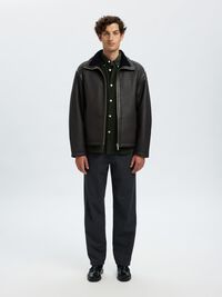 COTTON  CORDUROY SHIRT, Deep Forest, highres