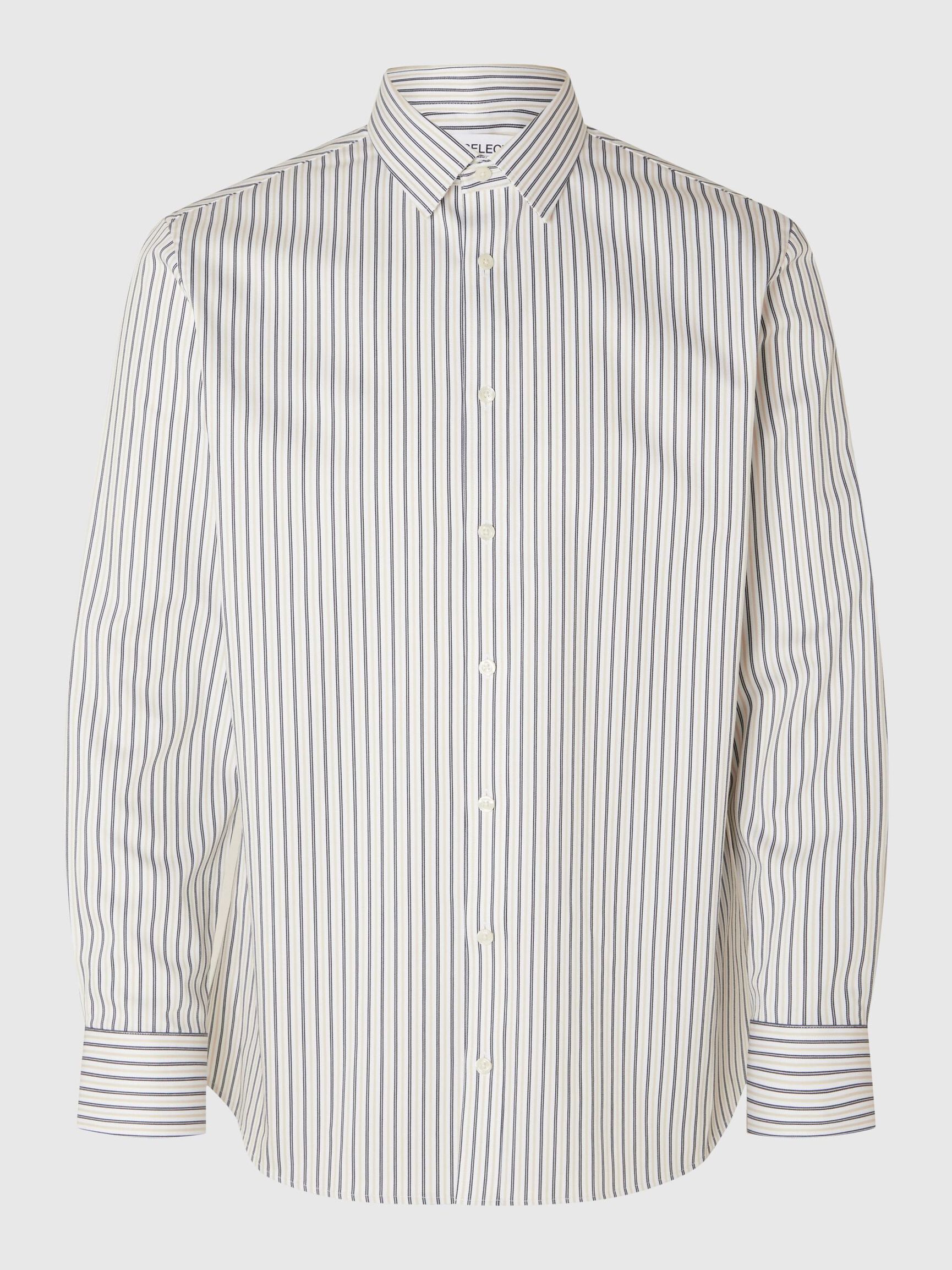 SLIM FIT SHIRT, Fog, highres