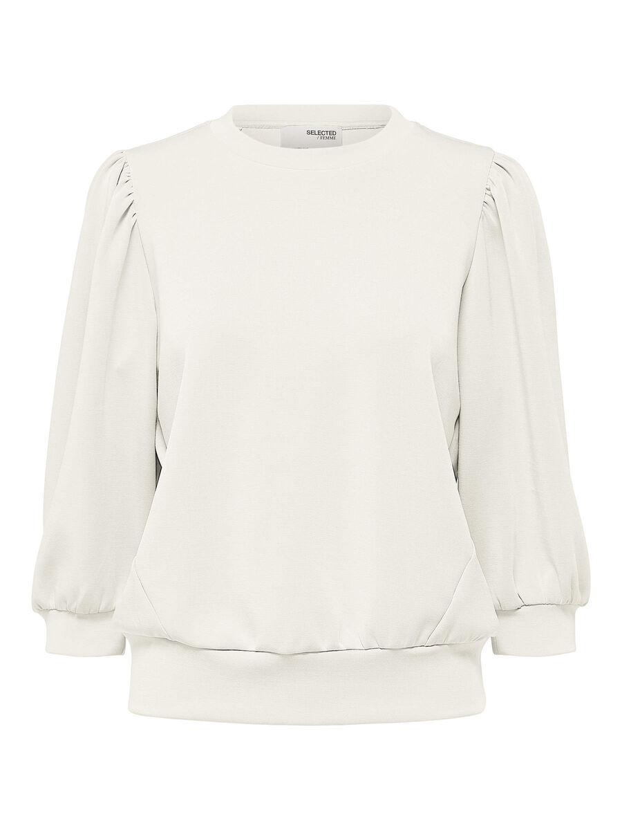 Selected PUFFÄRMEL SWEATSHIRT, Snow White, highres - 16082379_SnowWhite_001.jpg