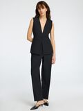 Selected FITTED WOOL BLEND WAISTCOAT, Black, highres - 16097767_Black_008.jpg