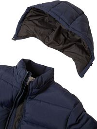 LONG PUFFER JACKET, Sky Captain, highres