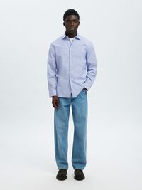 KOSZULKA SLIM FIT, Bright White, highres