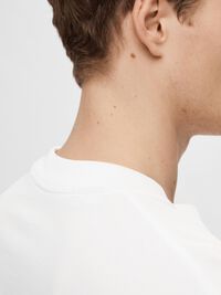 SHORT-SLEEVED RELAXED FIT T-SHIRT, Bright White, highres