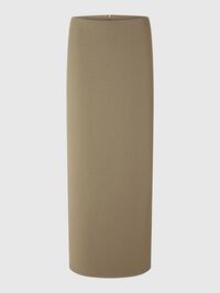 HOGE TAILLE MAXI ROK, Greige, highres
