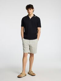 SEERSUCKER SHORTS, Kalamata, highres