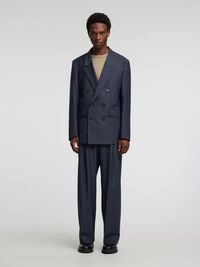 COUPE DÉCONTRACTÉE PANTALON, Dark Navy, highres