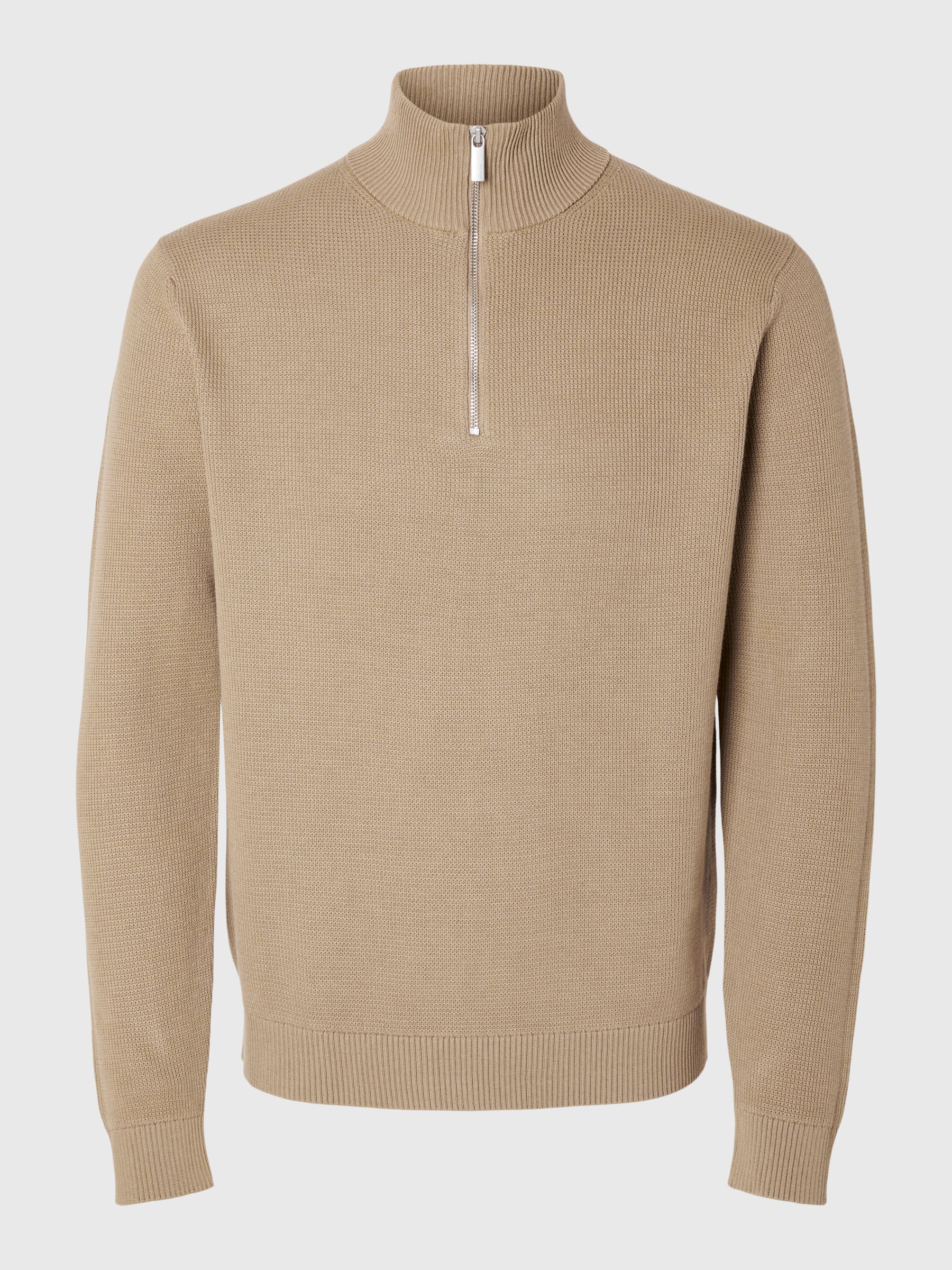 HALF-ZIP JUMPER, Kelp, highres
