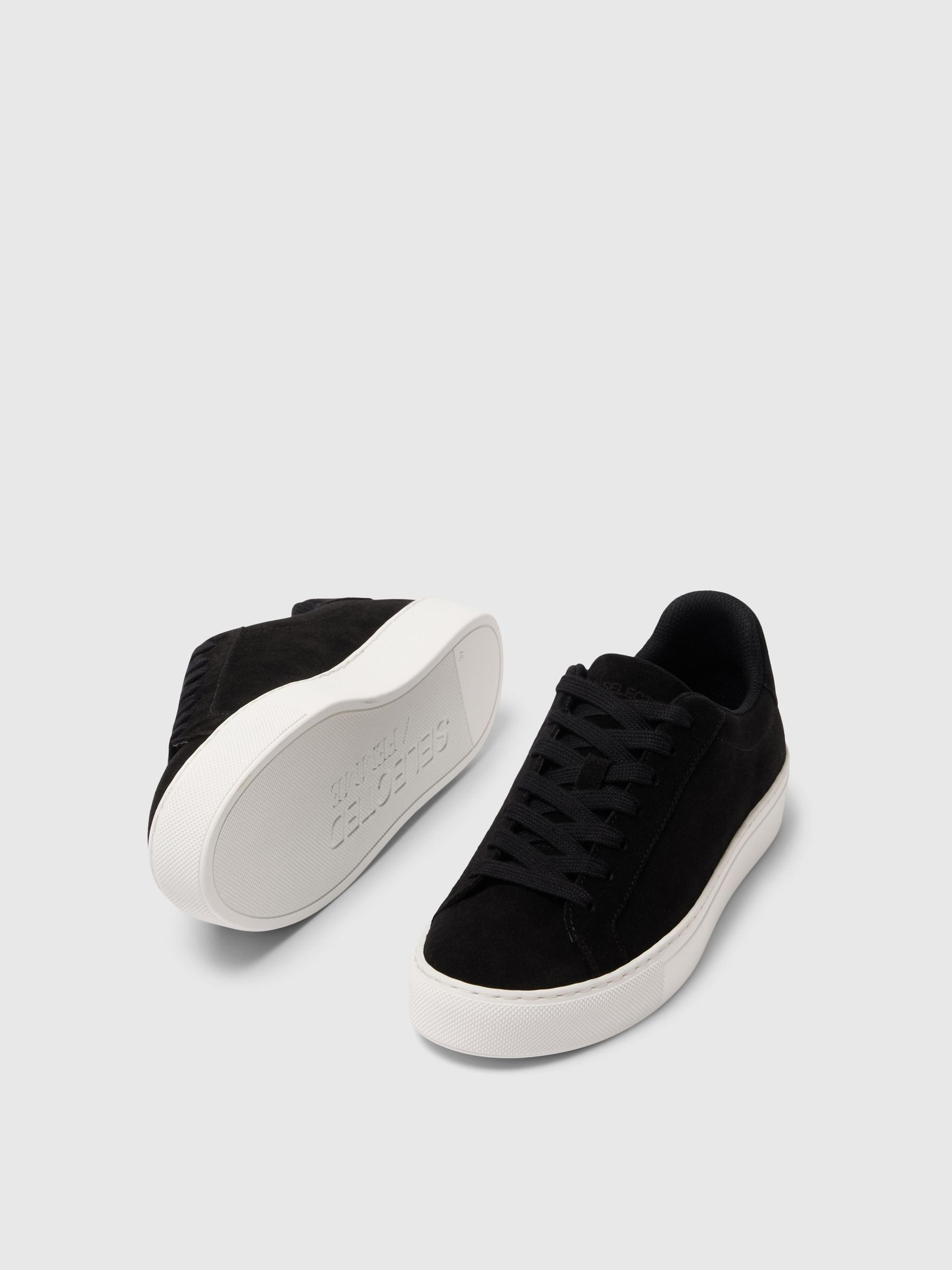 SUEDE TRAINERS, Black, highres