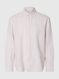 COUPE CLASSIQUE CHEMISE EN LIN MÉLANGÉ, Rose Dawn, highres