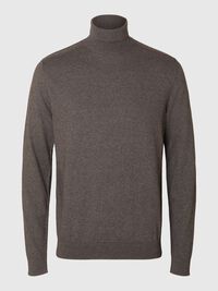MANCHES LONGUES ET COL ROULÉ PULLOVER, Morel, highres
