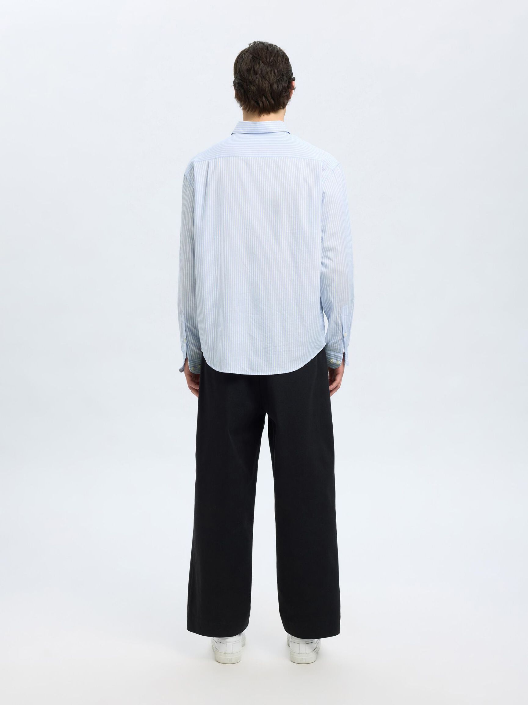 RELAXED FIT  SHIRT, Light Blue, highres