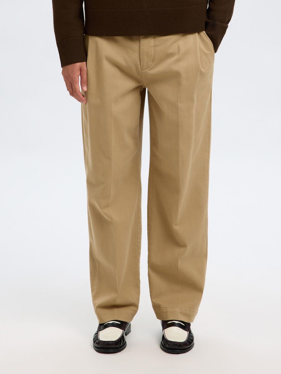 Product tile image - 220 LOOSE-FIT TROUSERS, Kelp | 16098627_Kelp