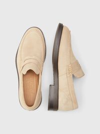 SUEDE LOAFERS, Sand, highres